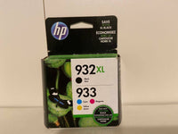 HP 932XL High Yield Black 933 Standard CMY Multi-Pack Exp 2022-2023