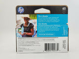 HP 65 Black Ink Cartridge 65 N9K02AN NEW GENUINE Exp 2022-2023