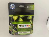 HP 902 Cyan/Magenta/Yellow Standard Yield Ink Cartridges Exp 2022-2023